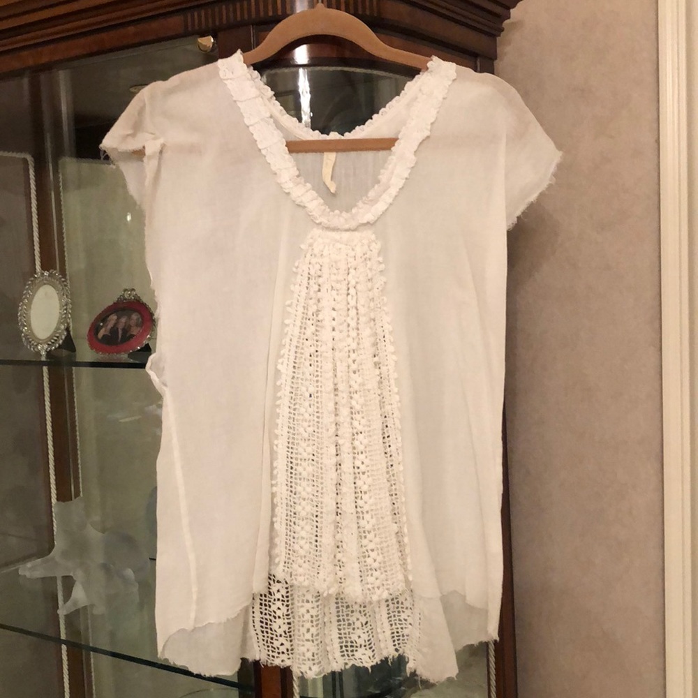 Love Sam white top